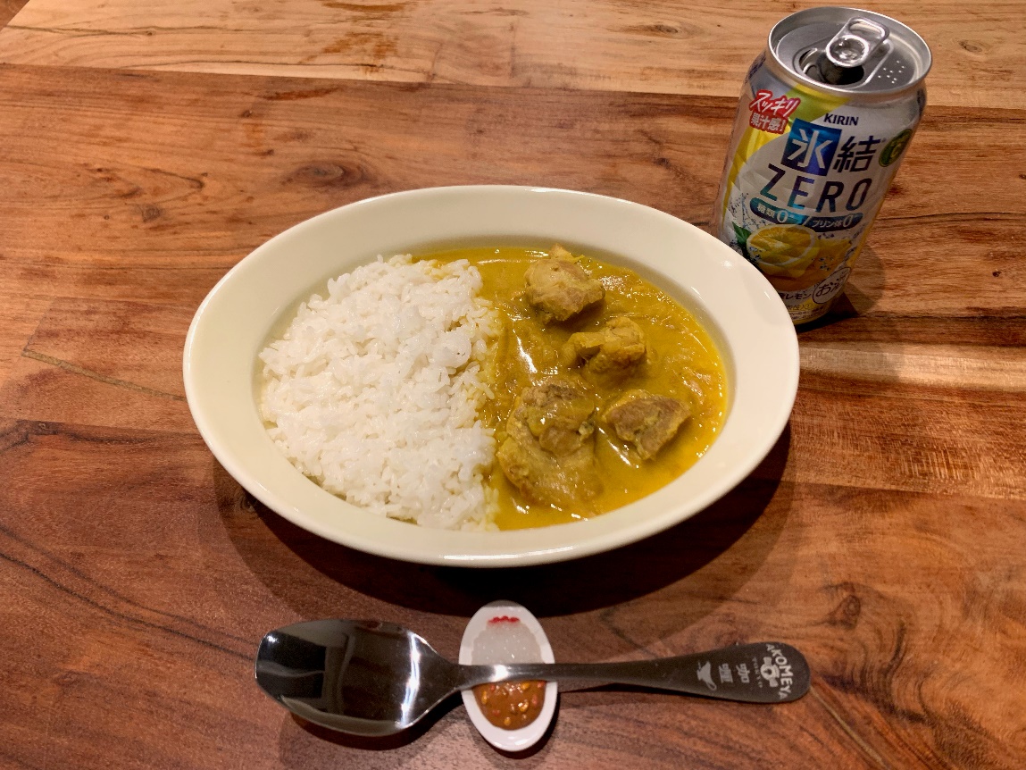 レモンチキンカレー
