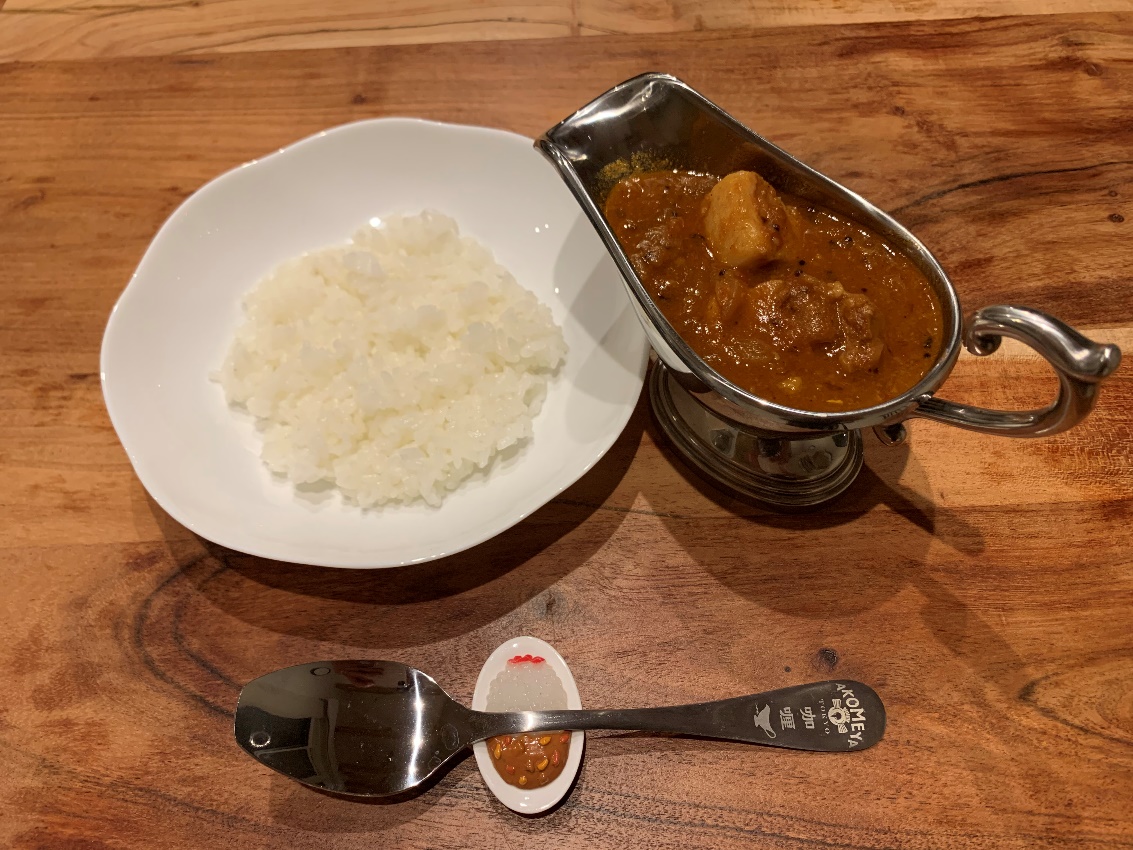 ポーク梅酒カレー